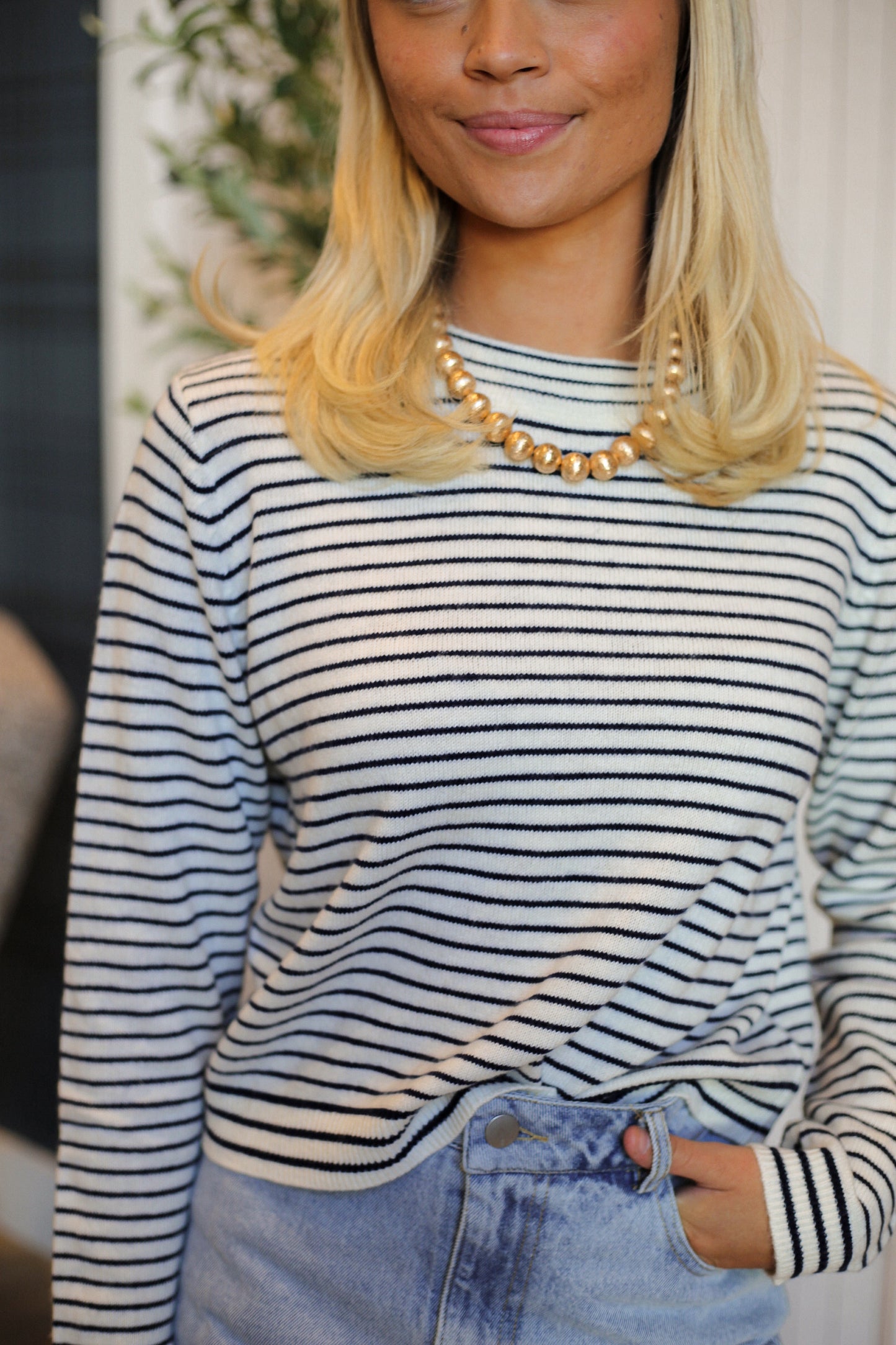 Clara Stripe Sweater