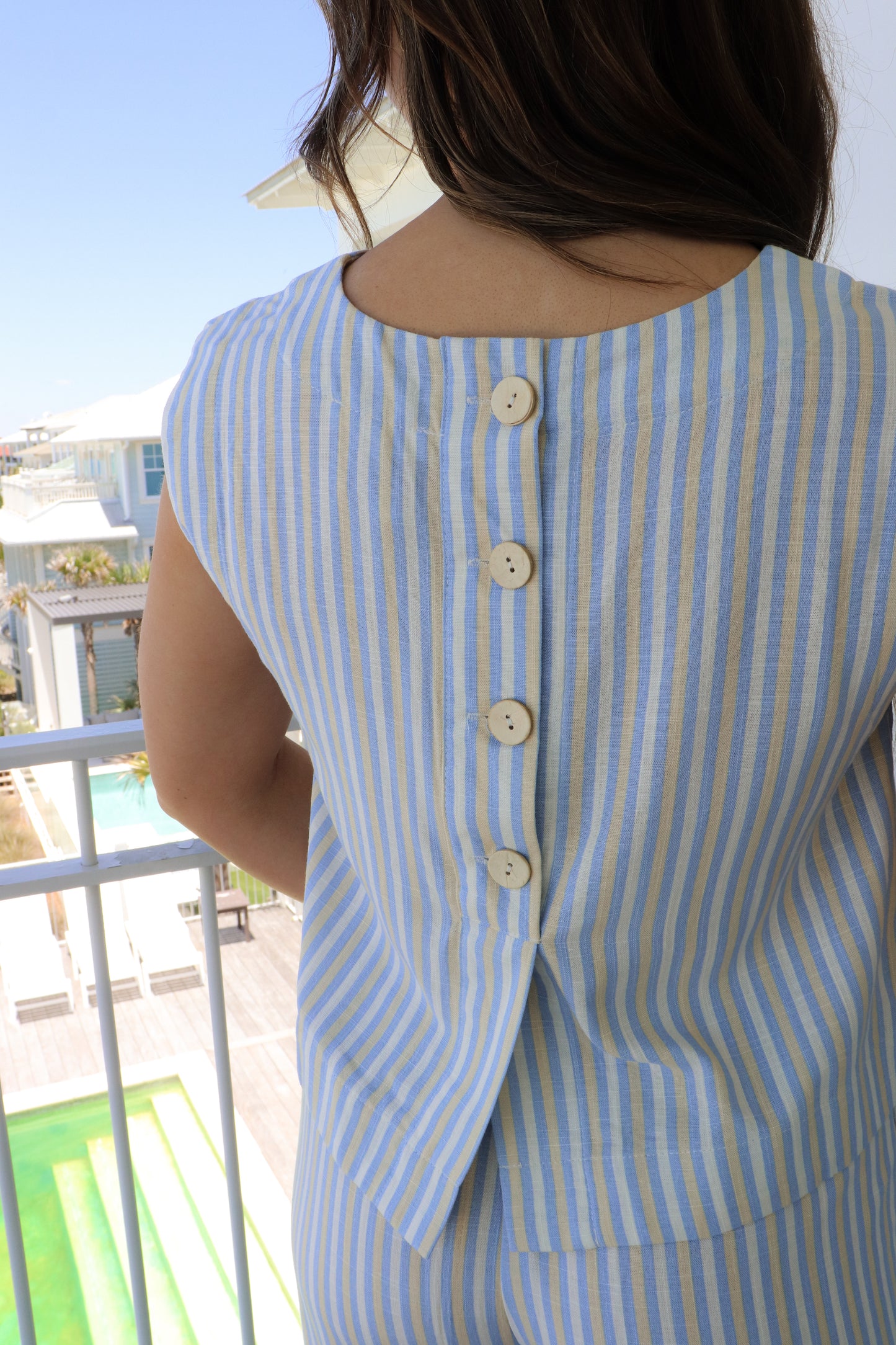 Striped Pants Set
