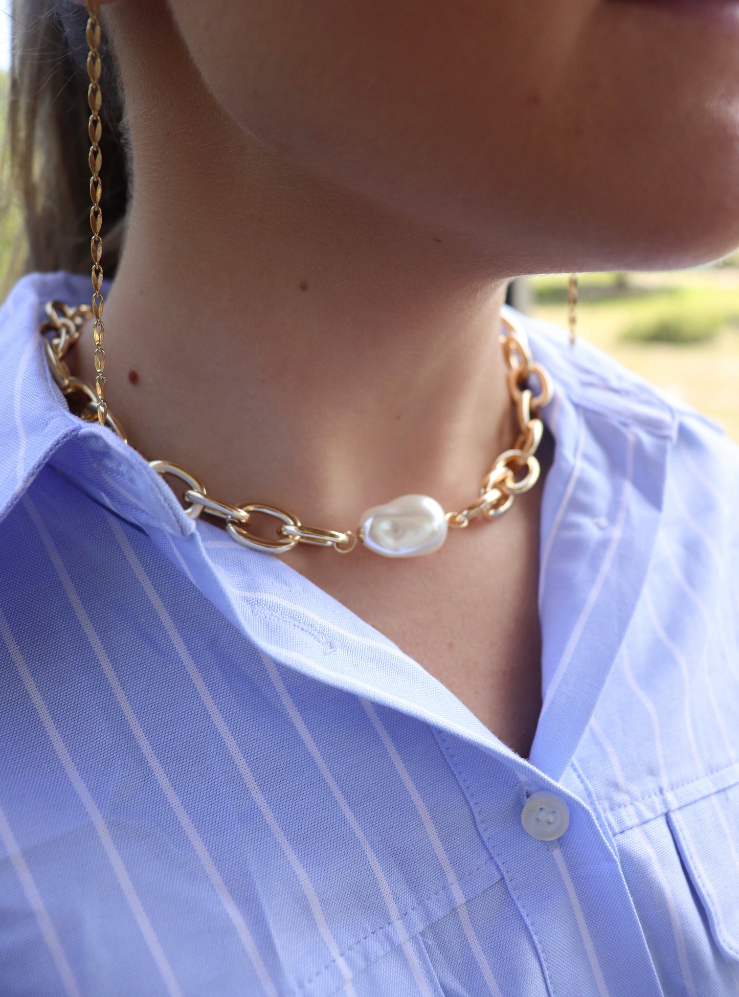 Pearl Chain Necklace