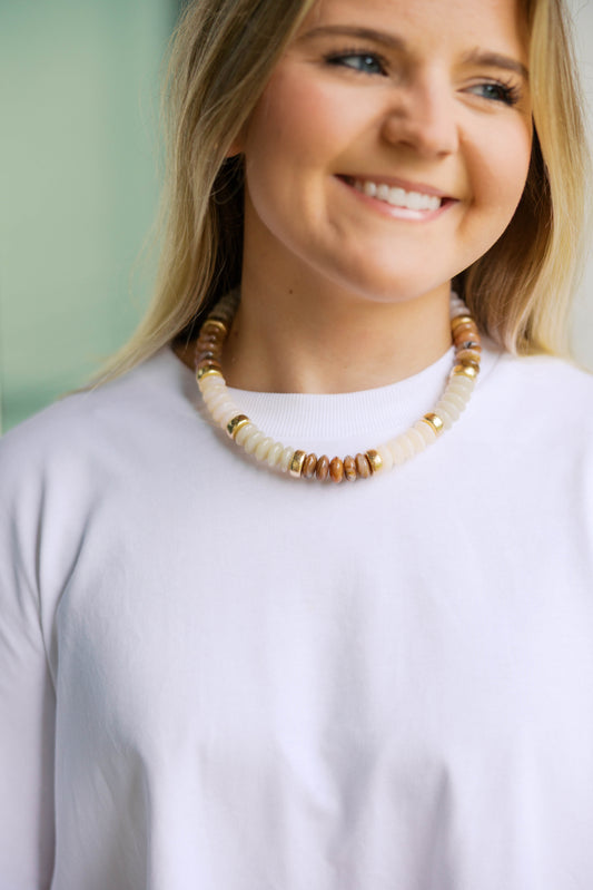 Brown Beaded Necklace