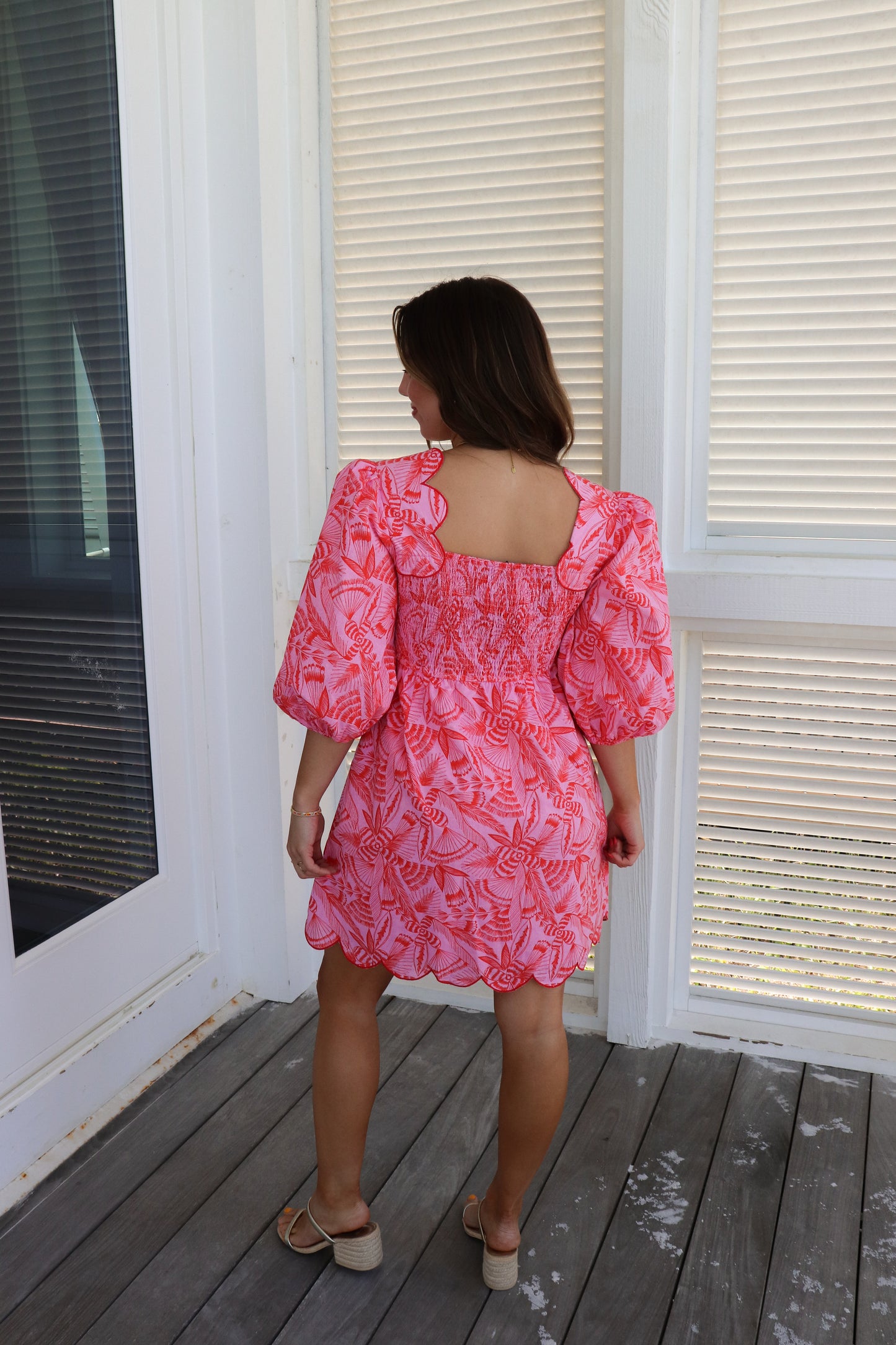 Pink Floral Dress