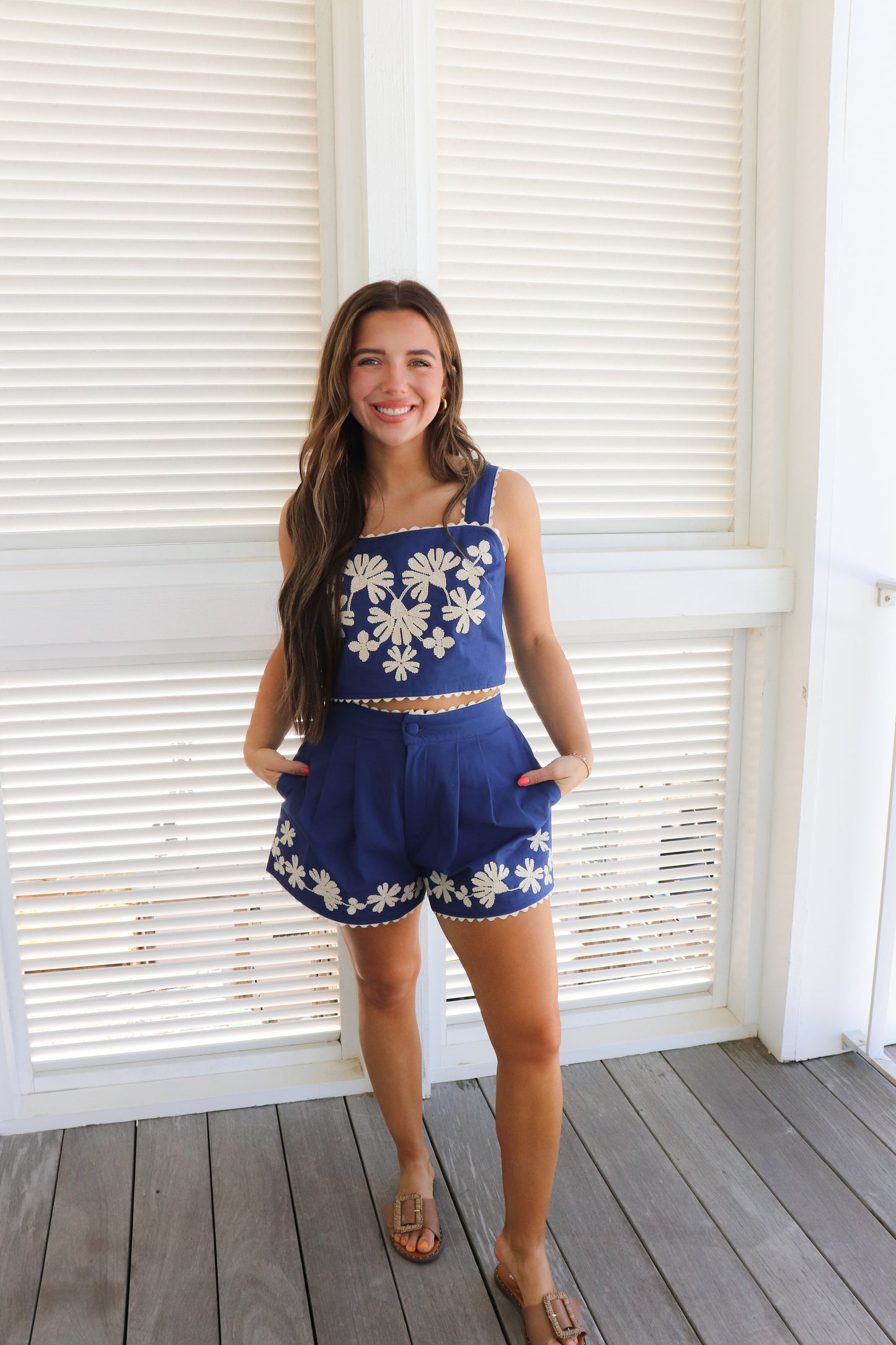 Navy Embroidery Set