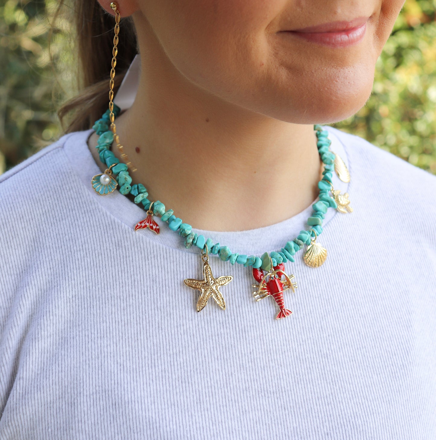 Under The Sea Charm Necklace