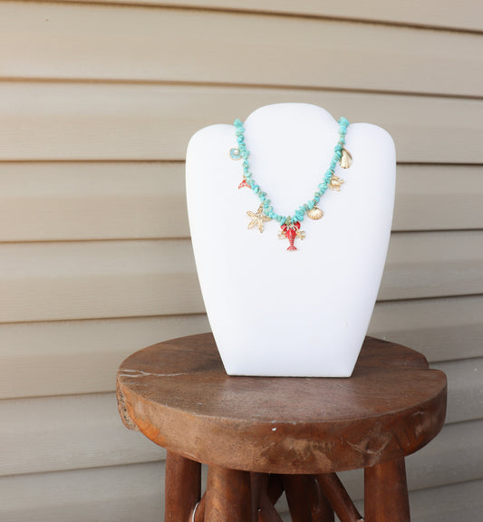 Under The Sea Charm Necklace